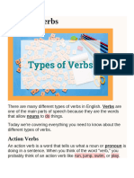 Types of Verbs