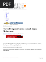 Chevrolet Equinox Service Manual - Engine Replacement - Engine