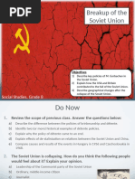 Week 31 - Breakup of USSR