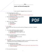 Ergo MSD Quiz Answers