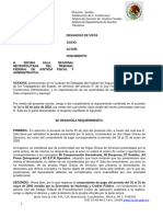 Se Realizan Manifestaciones Juicio de Nulidad