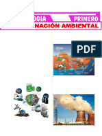 Contaminación Ambiental para Primero de Secundaria