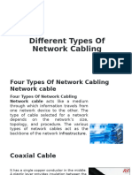 Different Types of Network Cabling