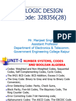 DLD U-1.3 Codes For Decimal Numbers