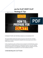 How To Prepare For CLAT 2025