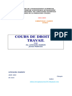 Cours de Droit Du Travail ENSET2020 01