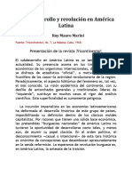 Subdesarrollo y Revolución en América-Latina