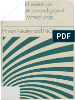 Agro A. Simulation of Water Nitrogen and Grown (HVan Keulen)