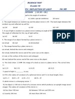 Science Test Reflection 1