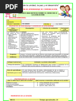 Sesion Leemos Una Noticia Sobre El Derecho A La Educación