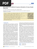 New Isotherm For Multisite Occupancy Adsorption of Long, Straight Rigid Rods - Langmuir