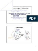 Patterns and Principles of RNA Structure