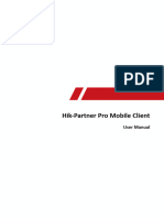 Hik Partner Pro Mobile Client User Manual V2.0