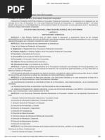 ESTATUTO Organico de La Procuraduria Federal Del Consumidor