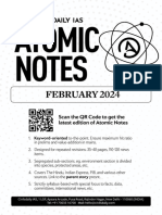 Atomic Notes - February Civilsdaily