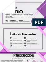 Caso de Estudio Censo Poblacion y Vivienda en Colombia