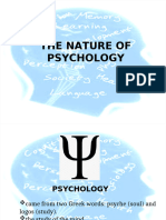 Nature of Psychology