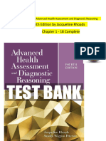 Test Bank For Advanced Assessment Interpreting Findings and Formulating Differential Diagnoses 4th Edition