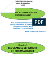 PHARMACOLOGIE