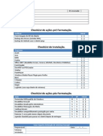 CheckList de Formatação