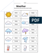 Kinder Weather Lesson