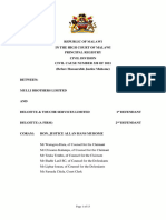 Mulli Brothers Limited V Deloitte and Touche Services Limited and Another (Civil Cause 328 of 2021) 2024 MWHC 34 (31 July 2024)