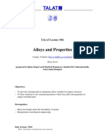 Alloys and Properties