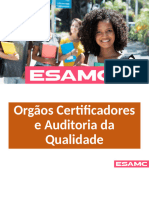 MA - Órg. Cert. e Auditoria Da Qualidade