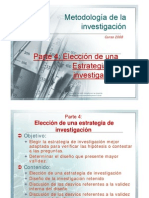 Estrategia de Investigacion