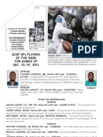 BCSP NFL ProFile - December 20, 2011