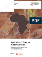 Agricultural Finance in Sierra Leone