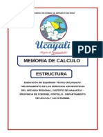 1.1.1 Memoria de Calculo - Diseño de Cimentacion