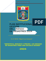 Plan de Gestion Del Riesgo de Desastres - Actualizado 2024