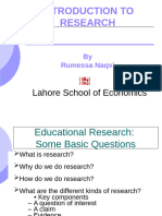 Research Introduction