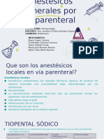 Anestesicos Generales Por Via Parenteral