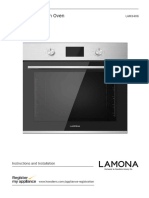 Lamona Built-In Single Fan Oven Manual