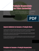 Consumo e Producao Responsaveis Construindo Um Futuro Sustentavel