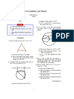 Unit 2 Circles Worksheets Questions English Medium by John PA