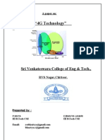 "4G Technology": Sri Venkateswara College of Eng & Tech.