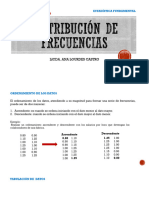 Distribución de Frecuencias Semana #4