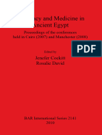 Pharmacy and Medicine in Ancient Egypt Proceedings of The Conferences Held in Cairo (2007) and Manchester (2008) (Jenefer Cockitt Rosalie David)