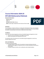 MT1186 Mathematical Methods