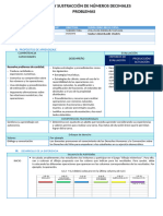 Adicion y Sustraccion de Numeros Decimales