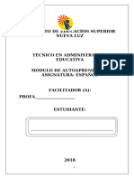 ESPAÑOL Tecnico Nueva Luz