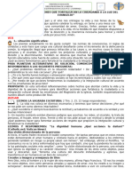 "IDENTIFICAMOS ACCIONES QUE FORTALEZCAN LA CIUDADANÍA A LA LUZ DEL EVANGELIO" 4° Grado