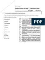 Prueba Terminos Reforma - Contrareforma