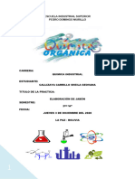 Informe Elaboración de Jabón