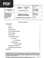 Engineering Design Guidelines - Distillation Column Selection N Sizing - Rev 03 Web