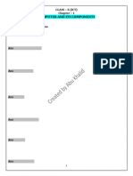 Chapter 1 COMPUTER AND ITS COMPONENTS-X