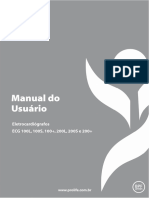 Manual Do Usuário ECG Prolife Cardioline